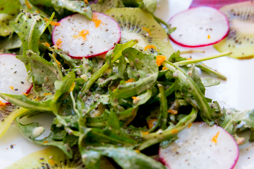 Image of Arugula salad made by Ashley Lauren